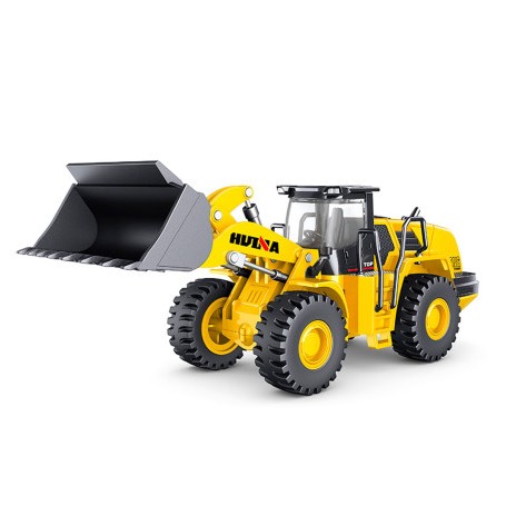 MAQUINA HUINA ESTATICA  1/60 METAL  CARGADORA BULLDOZER HU1813