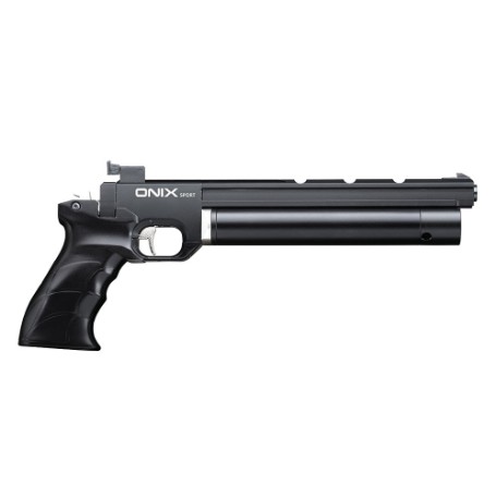 PISTOLA PCP ONIX SPORT  4.5 MM CON VALVULA REG.ALZA REGULABLE