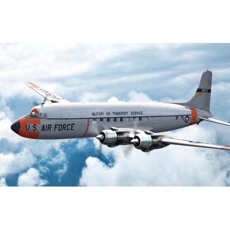 MAQUETA  ACADEMY 1/144  AVION USAF C-118 LIFTMASTER. 12634