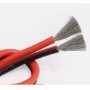 CABLE SILICONA 5MM  10AWG  ROJO+NEGRO (1 METRO TOTAL)