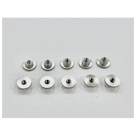 TUERCA AUTOEMPOTABLE M-4 ALUMIMIO (10)  54901005