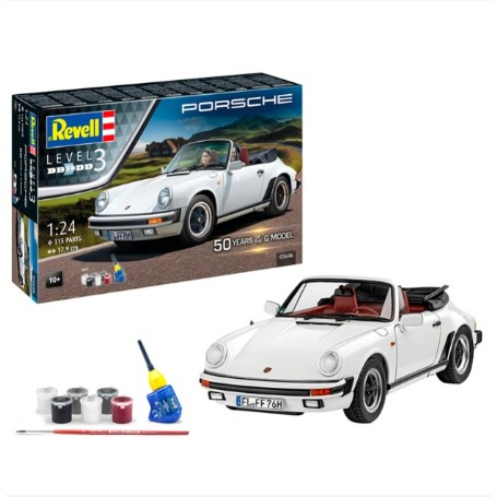MAQUETA REVELL 1/24 PORSCHE 911 G-MODEL CABRIO 50TH ANIVERSARIO    47205646