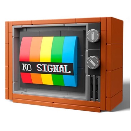 MADNESSTOYS TELEVISION BLOQUES CONSTRUCCION 132 PIEZAS. 