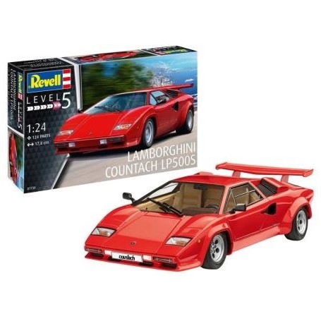 MAQUETA REVELL1/24 COCHE LAMBORGHINI COUNTACH LP500S. 07730