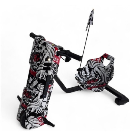 TRICICLO DRIFT GRAFITI  NEGRO ROAN 250W 36V LITIO 2362.