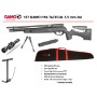 CARABINA GAMO PCP PACK HPA TACTICAL 5.5MM 24 J