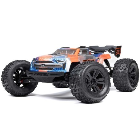 COCHE 1/8 EP ARRMA  KRATON V6 MT 6S BLX 4WD MONSTER NARANJA