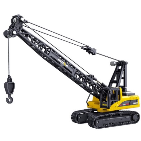 MAQUINA HUINA GRUA PLUMA 1/50 METAL ESTATICA. HU1720