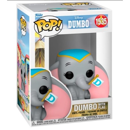 FUNKO DISNEY DUMBO CON BANDERA (1535). 80207