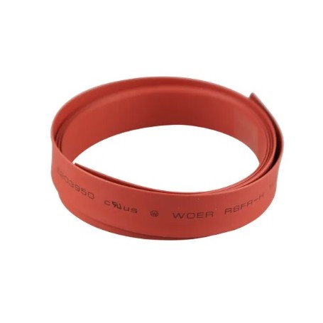 FUNDA TERMORETRACTIL COLOR ROJO YUKI MODEL 8MM X 1M