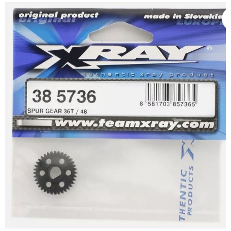 XRAY 1/18 M18 CORONA PLASTICO 36T/48.  385736 