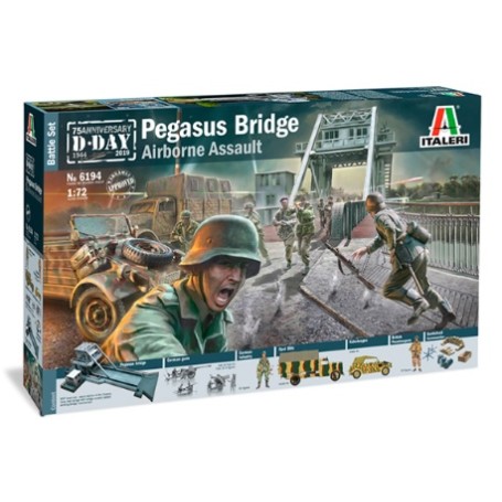 MAQ.ITALERI 1/72 DIORAMA BATALLA PUENTE DE PEGASUS. 6194