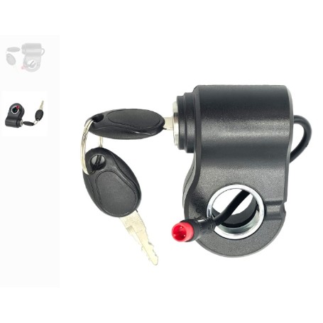 BOMBIN ARRANQUE CON LLAVE PARA MANILLAR RK-016-G2PRO