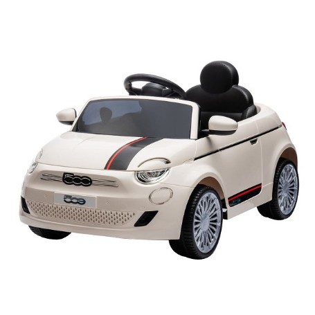 COCHE BATERIA FIAT 500E BLANCO 12V-4.5AMP LITHIO