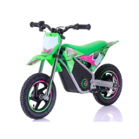 MOTO CROSS INFATIL 150W VERDE 12" 24V ROAN WARRIOR MX-E150.  MINI MOTO CROSS INFATIL VERDE 12" 24V 150W ROAN WARRIOR MX-E150