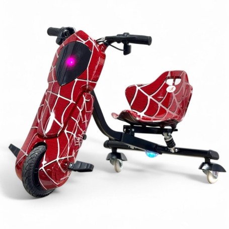 PATIN TRICICLO REXO SPIDERMAN DRIFTING BLUETOOTH INFANTIL 250W 36V.