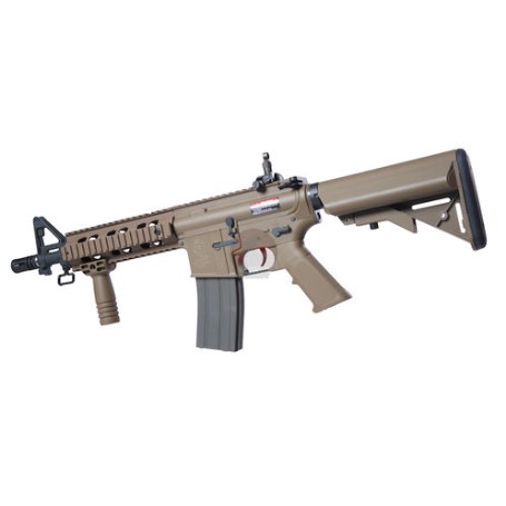 REPLICA ARES AEG M4  RIEL METALICO, FIBRA NYLOS, VERSION DE ALEACION DE ALUMINIO 