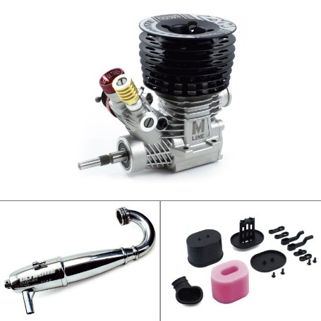 COMBO MOTOR ULTIMATE MXZ CERAMIC + FILTRO AIRMAX + ESCAPE EFRA 2141 SUPERSONIC