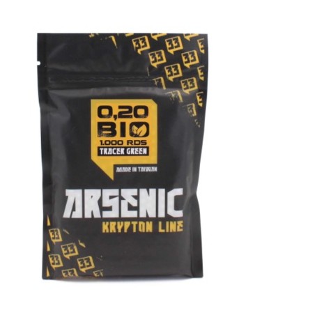 BOLAS ARSENIC KRYPTON BIO TRAZADORA 0.20G 1000RDS VERDE