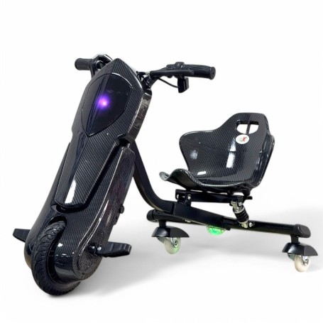 PATIN TRICICLO REXO ROAN CARBONO DRIFTING BLUETOOTH INFANTIL 250W 36V.