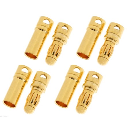 CONECTOR ORO 3.5 mm (4 Parejas) Gf-1000-002