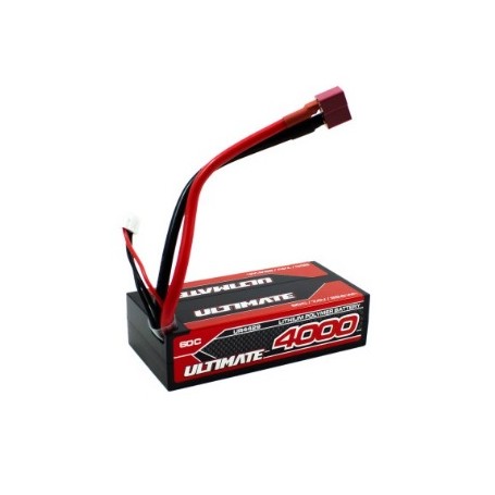 BATERIA LIPO ULTIMATE 7.4V 4000 MHA 60C T-DEAN STICK UR4429