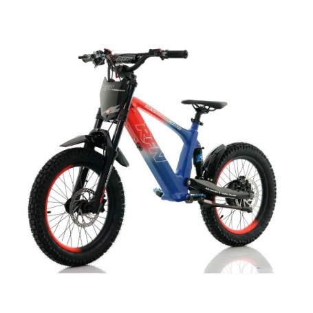 BICICLETA ELECTRICA 18" SIN PEDALES 500W 36V RXF EVO RACING ( AZUL)