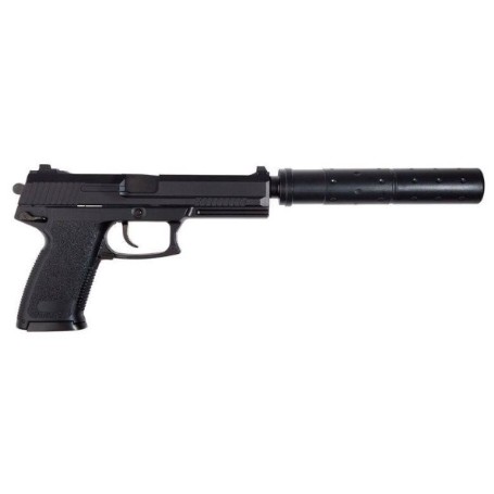 PISTOLA SAIGO DEFENSE SOCOM MK23 C/SILENCIADOR GAS NEGRA SG00018
