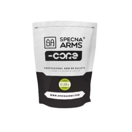 BOLAS SPECNA ARMS CORE BIO 0.28G 0.5 KG BLANCA 