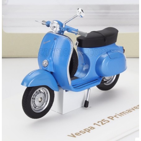 MOTO VESPA 1/18 125 PRIMAVERA 1968 AZUL METALICO 182100