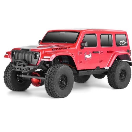 COCHE 1/16 CRAWLER ADVENTURE JL 4X4 WATERPROOF ROJO 136161-JLR