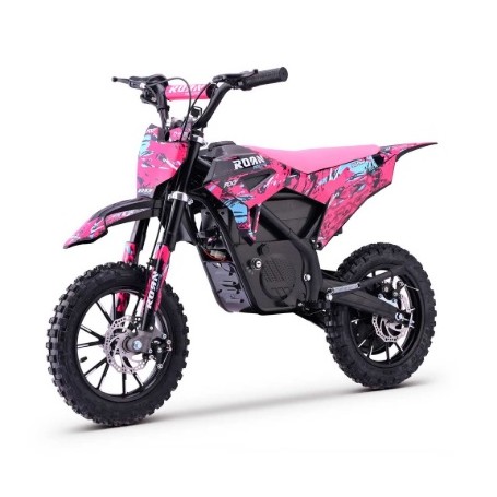 MOTO CROSS INFANTIL 550W 10/10"" 24V ROAN RXF (24V/12AH)  ROSA
