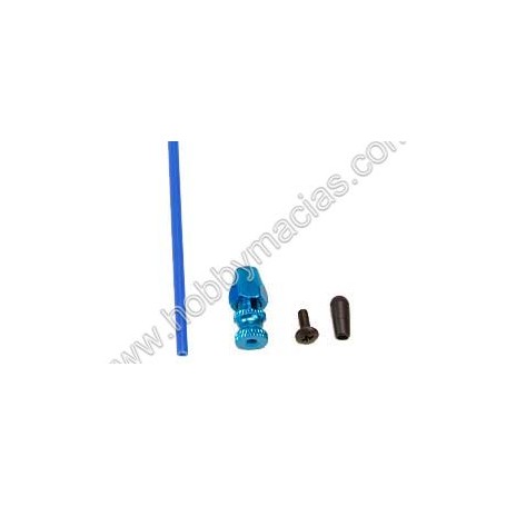 TUBO DE ANTENA CON SOPORTE ALUMINIO
