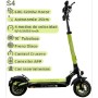 PATINETE ELECTRICO MASCOOTER S4  NEGRO 600W APP- HOMOLOGADO DGT