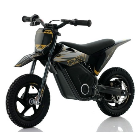 MOTO CROSS INFATIL 150W  12" 24V ROAN WARRIOR NEGRA/AMAR MX-E150.