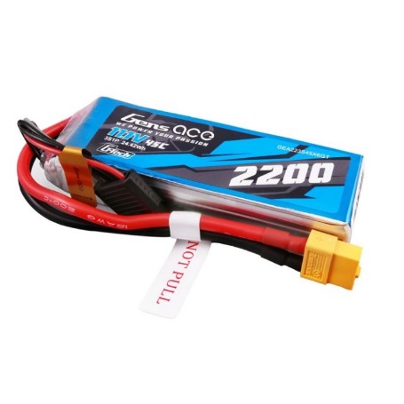 BATERIA LIPO  11.1V 2200MAH 45C  GENS ACE SOARING  XT60