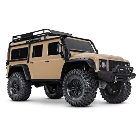 COCHE 1/10 TRAXXAS TRX-4 CRAWLER DEFENDER  (arena)  CLIPLESS TRX82256-4-SAND