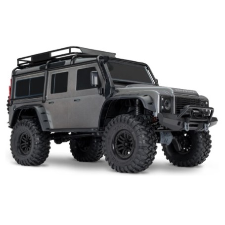 COCHE 1/10 TRAXXAS TRX-4 CRAWLER DEFENDER  (PLATA )  CLIPLESS TRX82256-4-SILVER