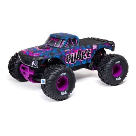 COCHE 1/10  ARRMA QUAKE 223S DSC 2WD RTR morado BRUSLESS MONSTER TRUCK. 