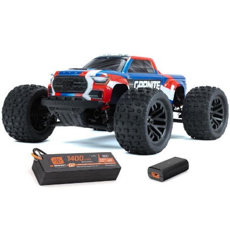 COCHE 1/18 ARRMA GRANITE GROM 4WD MT RTR AZUL  ARA2102T1 (BATERIA Y CARGADOR)
