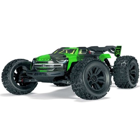 COCHE 1/8 EP ARRMA  KRATON V6 MT 6S BLX 4WD MONSTER VERDE/NEGRO