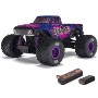 COCHE 1/16 ARRMA QUAKE GROM PURPURA 4WD MT RTR YELOW (Con bateria y cargador) ARA3230ST1.