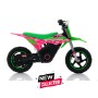 MOTO CROSS INFATIL 150W  12" 24V ROAN WARRIOR VERDE/ROSA  MX-E150