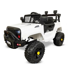 COCHE BATERIA Jeep MOUNTAIN KING 12V 2.4 GHZ BLANCO PKCBDM0922W