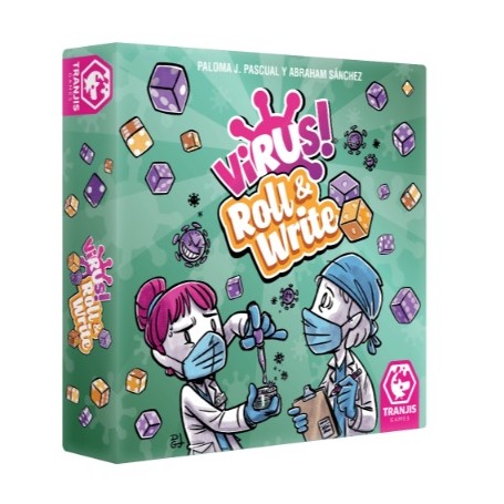 ZACATRUS VIRUS ROLL & WRITE   TRG-055VRW