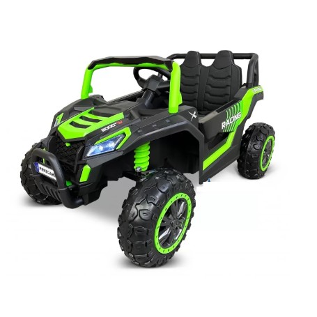 COCHE BATERIA BUGGY DAKAR VERDE 12V  MP3 ATV