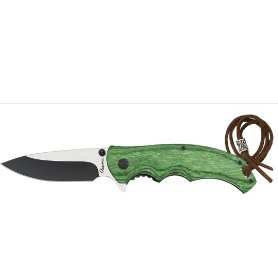 ALBAINOX NAVAJA PAKKAWOOD VERDE HOJA 8,6 CM 25354