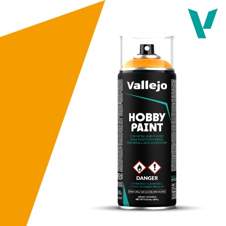 VALLEJO IMPRIMACION SPRAY AMARILLO SOLEADO  400 ML 28018