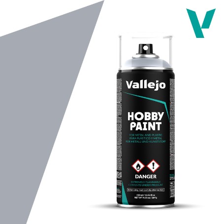 VALLEJO IMPRIMACION SPRAY PLATA  400 ML 28021