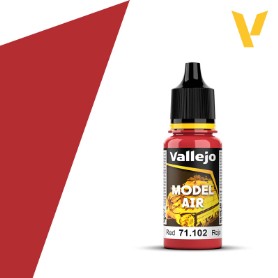 PINTURA VALLEJO M.AIR ROJO 71102 18 ML